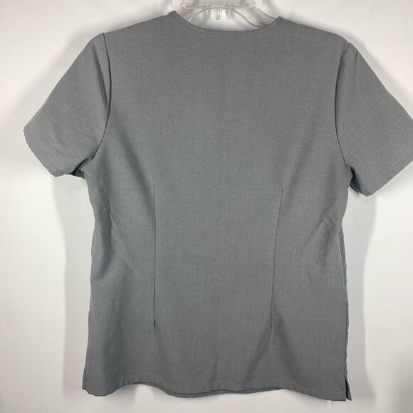Figs Women's Catarina One-Pocket Scrub Top Gray Size Small - Picture 5 of 8